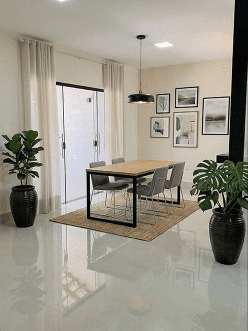 Casa na praia — área social
