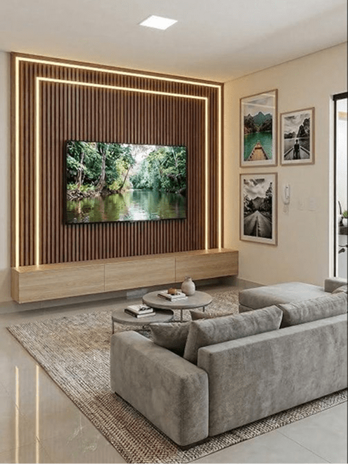 Casa na praia — sala